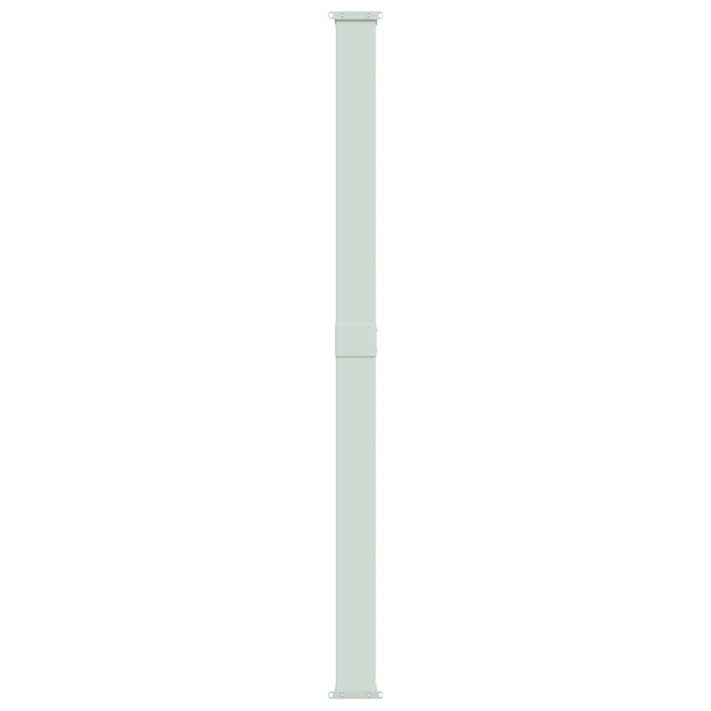 sammenrullelig sidemarkise til terrassen 220x600 cm cremefarvet
