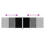 sammenrullelig sidemarkise 180x600 cm sort