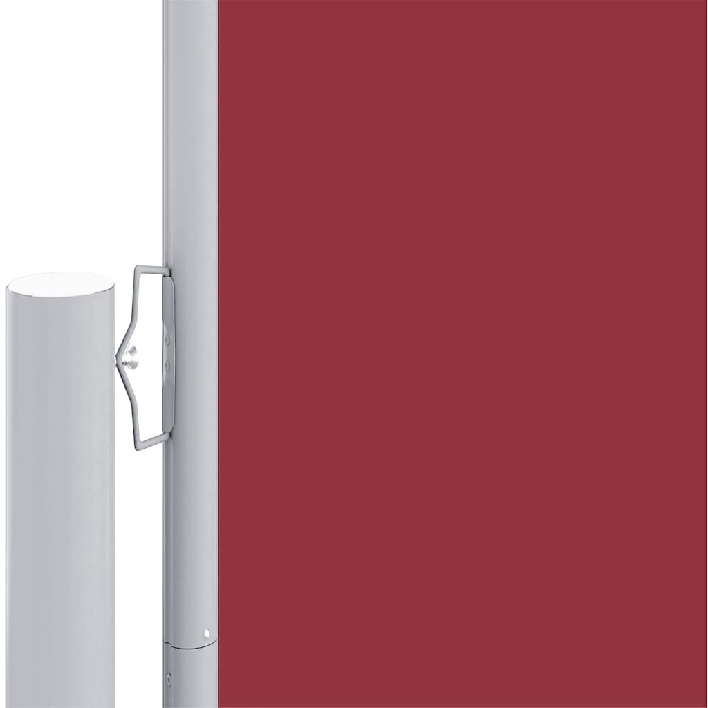 sammenrullelig sidemarkise 180x600 cm rød
