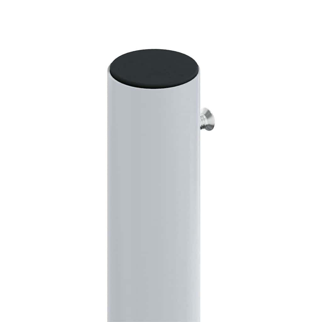 sammenrullelig sidemarkise 200x600 cm sort