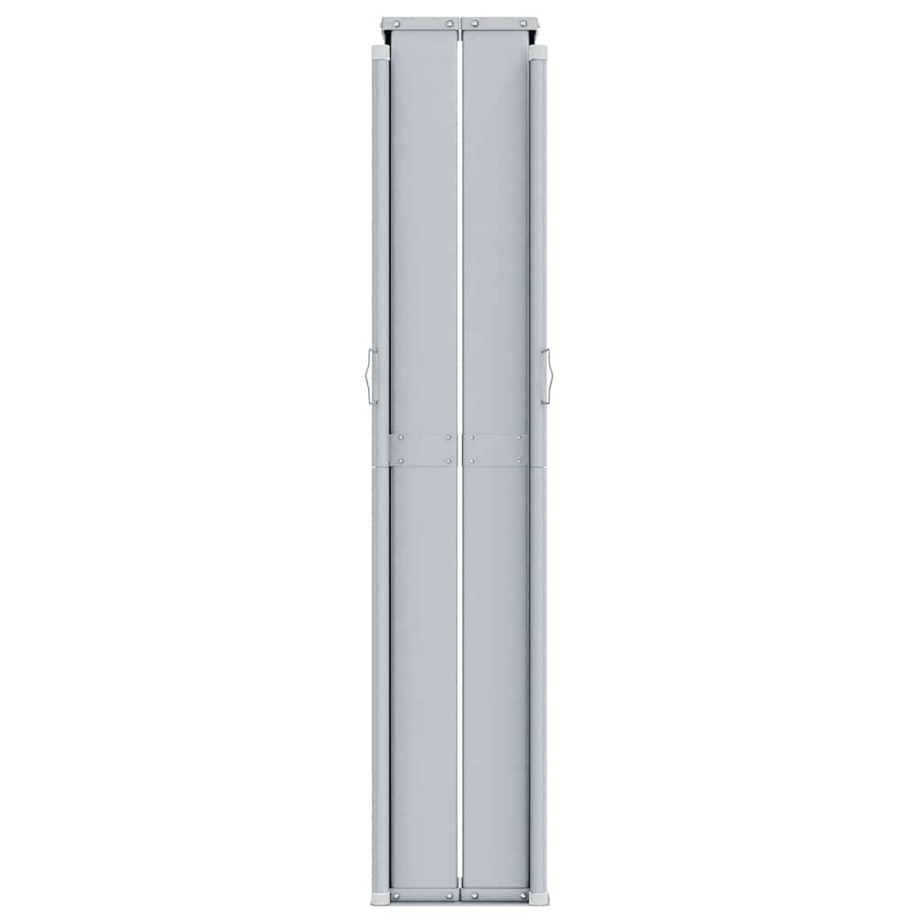 sammenrullelig sidemarkise 200x600 cm cremefarvet