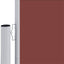 sammenrullelig sidemarkise 200x600 cm brun