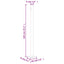 sammenrullelig sidemarkise 200x600 cm brun