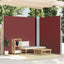 sammenrullelig sidemarkise 220x600 cm brun
