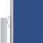 sammenrullelig sidemarkise 220x600 cm blå