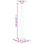 sammenrullelig sidemarkise 180x1000 cm cremefarvet