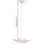 sammenrullelig sidemarkise 220x1000 cm sort