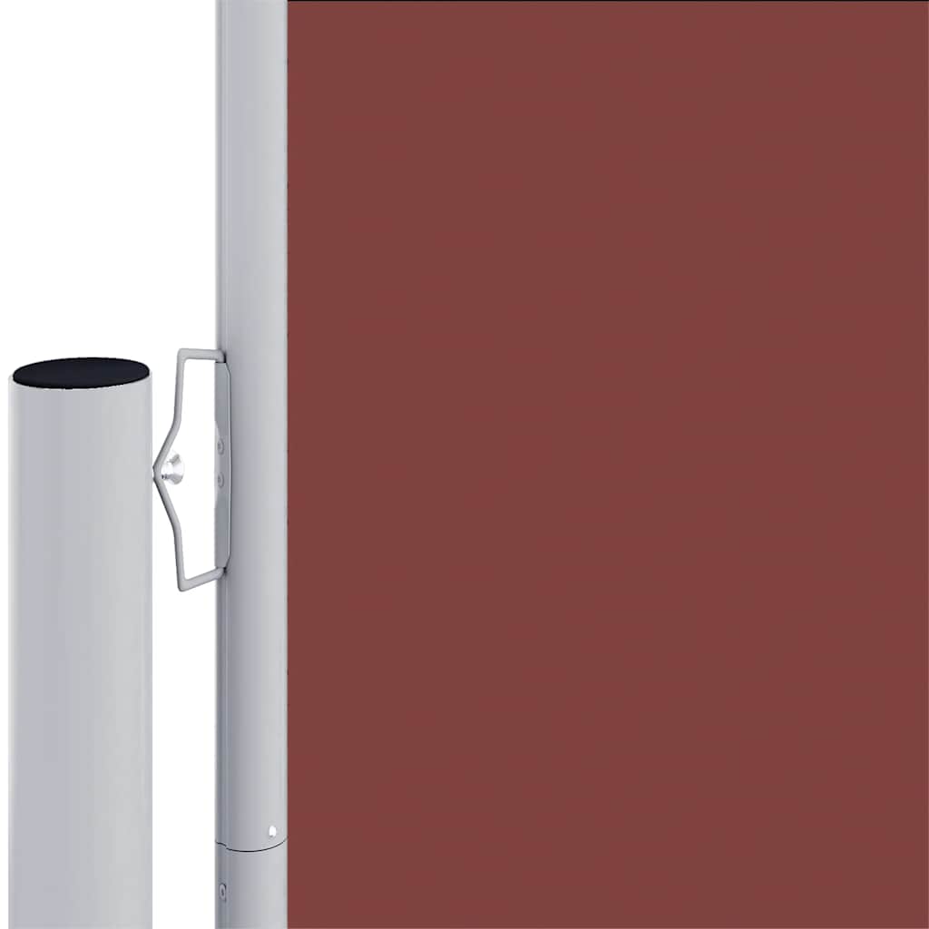 sammenrullelig sidemarkise 220x1000 cm brun