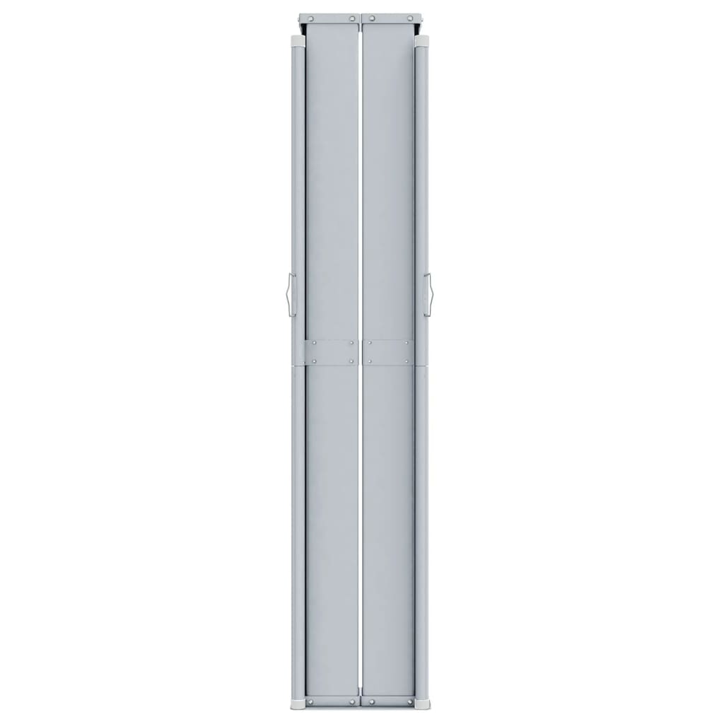 sammenrullelig sidemarkise 200x1200 cm cremefarvet