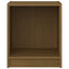 sengebord 35,5x33,5x41,5 cm massivt fyrretræ honningbrun