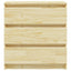 sengeborde 2 stk. 60x36x64 cm massivt fyrretræ