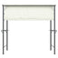 pavillon med tag 220x110x200 cm cremefarvet