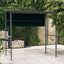 pavillon med tag 220x110x200 cm antracitgrå