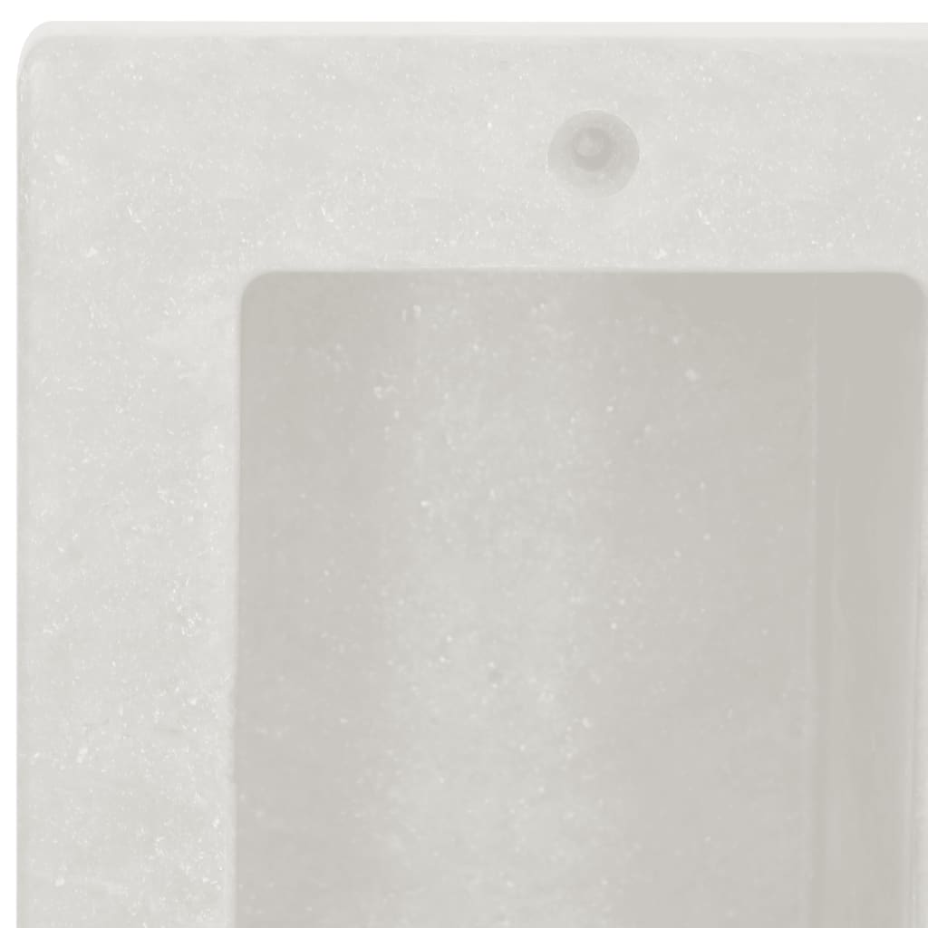 bruseniche med 2 rum 41x51x10 cm mat hvid