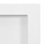 bruseniche med 2 rum 41x69x9 cm mat hvid