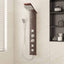 brusepanel glas brun