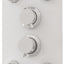 brusepanel 25x47,5x130 cm glas hvid