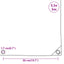 presenning 3,5x5 m 650 g/m²