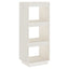 bogreol/rumdeler 40x35x103 cm massivt fyrretræ hvid