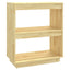 bogreol 60x35x71 cm massivt fyrretræ