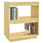 bogreol 60x35x71 cm massivt fyrretræ
