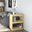 bogreol 60x35x71 cm massivt fyrretræ
