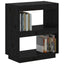 bogreol 60x35x71 cm massivt fyrretræ sort
