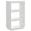 bogreol/rumdeler 60x35x103 cm massivt fyrretræ hvid
