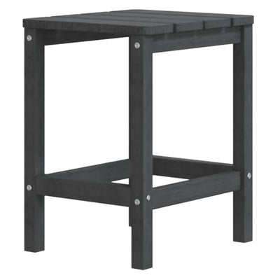 Adirondack-havebord 38x38x46 HDPE antracitgrå