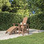 Adirondack-havebord 38x38x46 HDPE brun