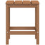 Adirondack-havebord 38x38x46 HDPE brun