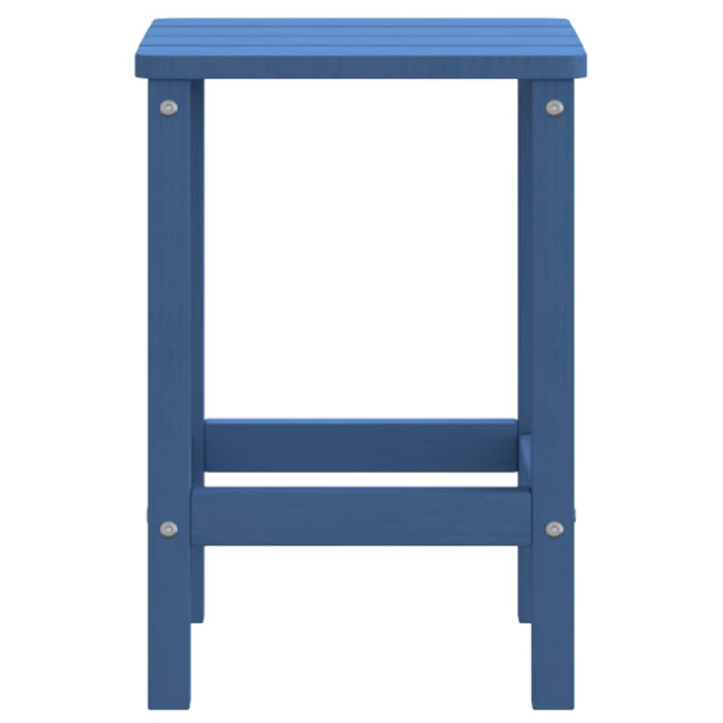 Adirondack-havebord 38x38x46 HDPE blå