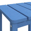 Adirondack-havebord 38x38x46 HDPE blå