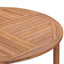 havebord Ø110x75 cm massivt teaktræ