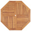 havebord 110x110x75 cm massivt teaktræ