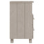 sengeskab HAMAR 2 stk. 40x35x62 cm massivt fyrretræ hvid