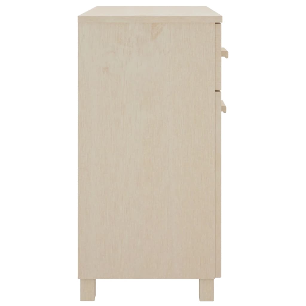 skænk HAMAR 79x40x80 cm fyrretræ honningbrun