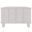 sofabord HAMAR 100x55x35 cm massivt fyrretræ hvid