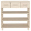 konsolbord HAMAR 90x35x90 cm massivt fyrretræ honningbrun