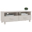 tv-skab HAMAR 106x40x40 cm massivt fyrretræ hvid