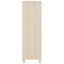 bogskab HAMAR 85x35x112 cm massivt fyrretræ honningbrun