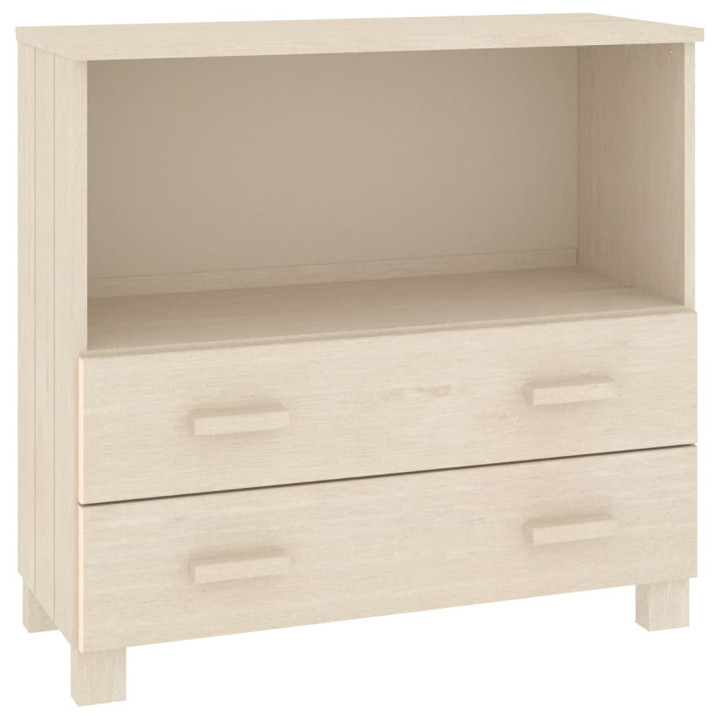 skænk HAMAR 85x35x80 cm fyrretræ honningbrun