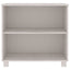 skænk HAMAR 85x35x80 cm massivt fyrretræ hvid