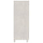 skoskab HAMAR 85x40x108 cm massivt fyrretræ hvid