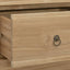 kommode 30x30x90 cm massivt teaktræ