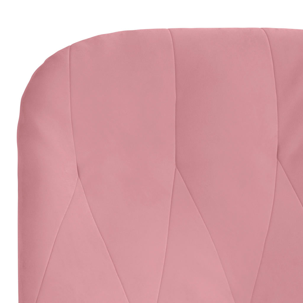 lænestol fløjl pink