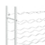 vinreol til 48 flasker metal hvid