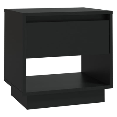 sengebord 45x34x44 cm konstrueret træ sort