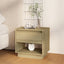 sengeborde 2 stk. 45x34x44 cm konstrueret træ sonoma-eg