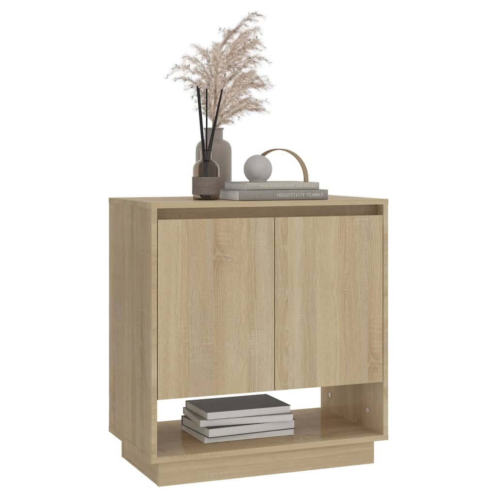 skænk 70x41x75 cm konstrueret træ sonoma-eg